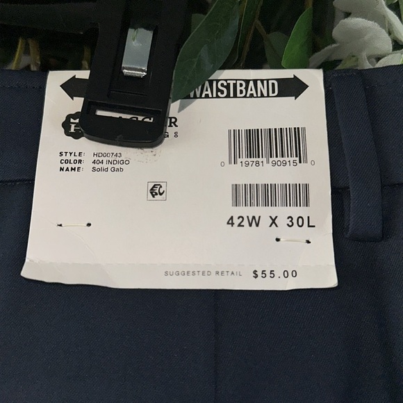 Men's Navy Trousers - Picture 4 of 7